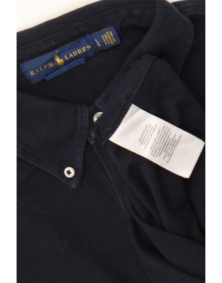 Koszula męska Ralph Lauren, duża, granatowa, bawełniana