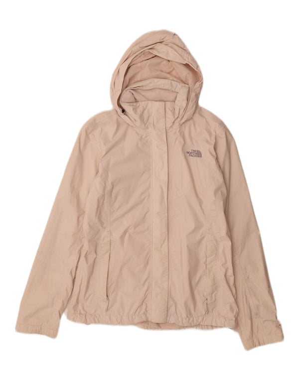 Damska kurtka przeciwdeszczowa z kapturem The North Face UK 14, średni różowy poliester
