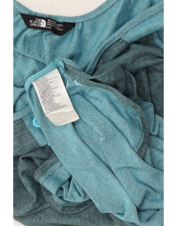 Top damski z kamizelką The North Face UK 14, duży, niebieski, poliester