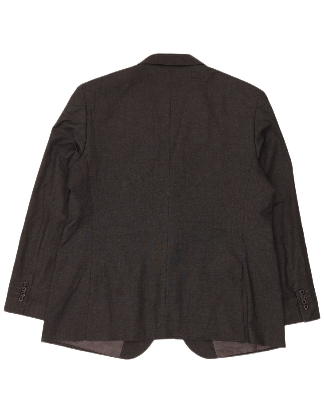 Marks & Spencer Męska marynarka zapinana na 2 guziki, UK 46, 3XL, szary poliester