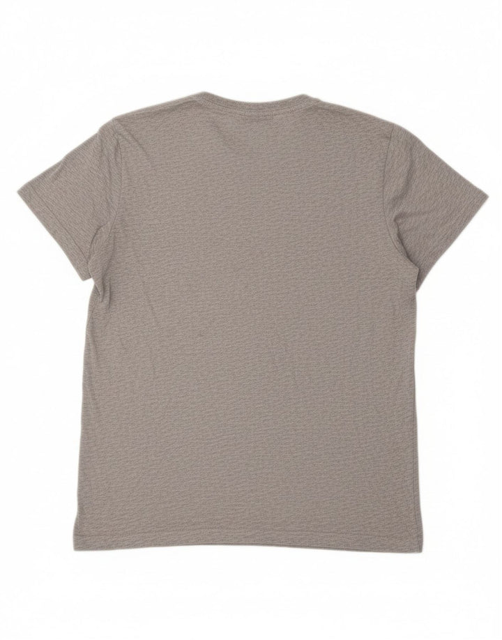GANT Mens Regular Fit T-Shirt Top XL Grey Cotton