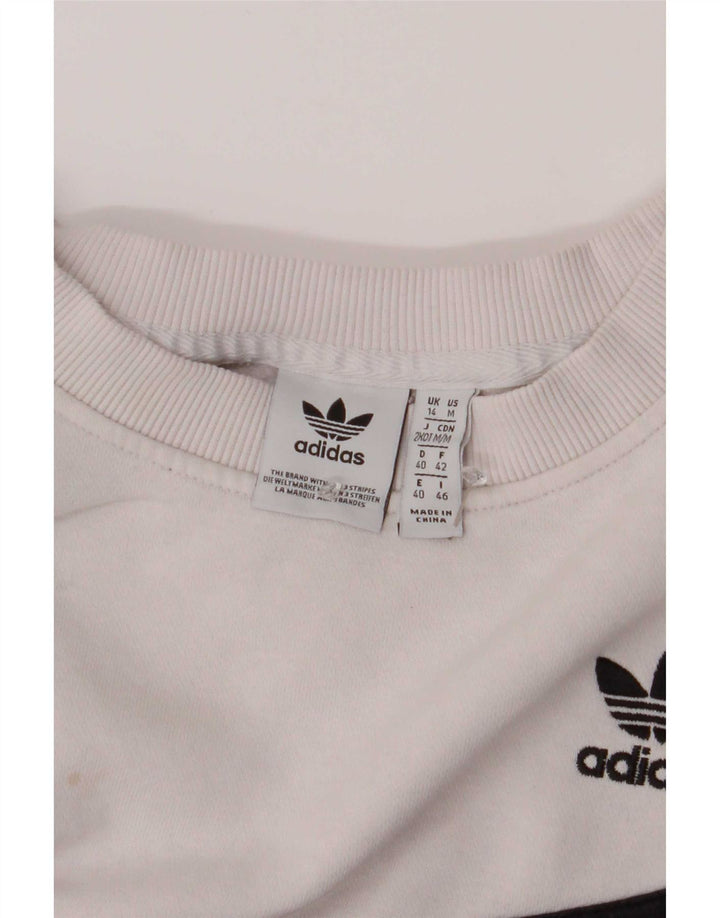 Damska bluza oversize Adidas UK 14 w kolorze średniego różu