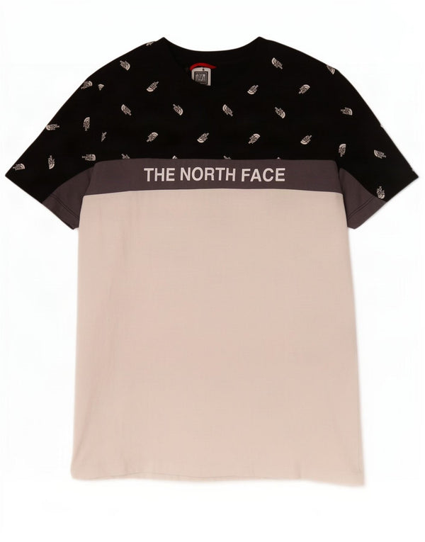 Chłopięcy T-shirt z grafiką The North Face 14-15 lat XL, biały, blok kolorów