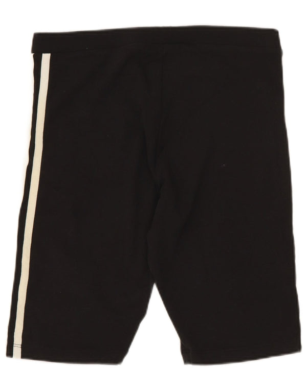 Damskie spodenki sportowe Adidas UK 10, małe, czarne, bawełniane