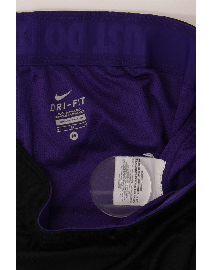 Damskie spodenki sportowe NIKE Dri Fit UK 12, średni czarny poliester