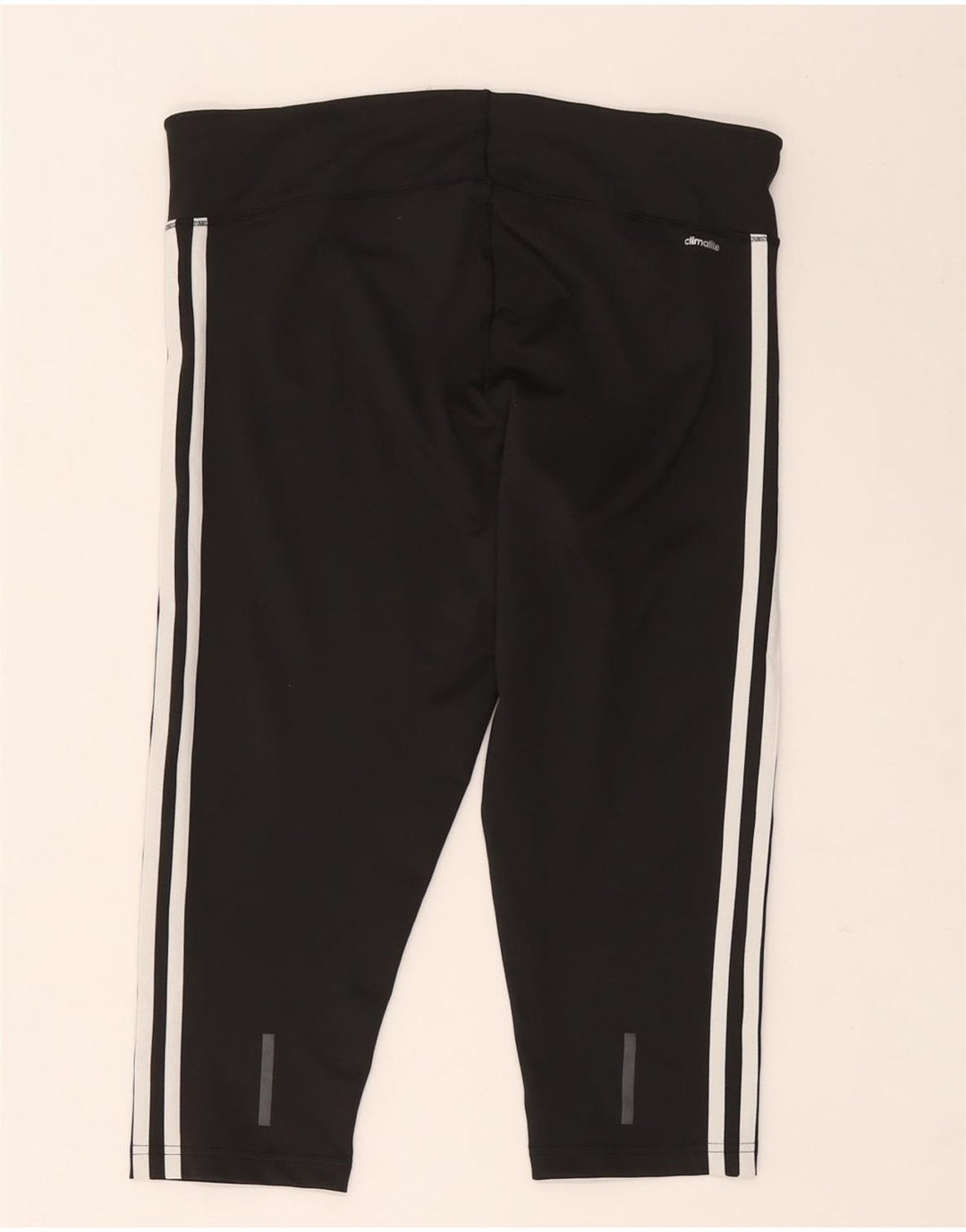 Damskie legginsy Adidas Climalite Capri UK 16/18, duże, czarne, poliestrowe