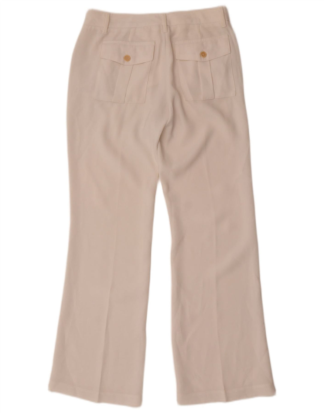 Damskie spodnie Chino Bootcut Benetton W28 L30 Białe