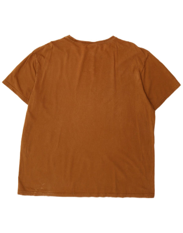 Koszulka męska Polo Ralph Lauren Top duża, beżowa, bawełniana