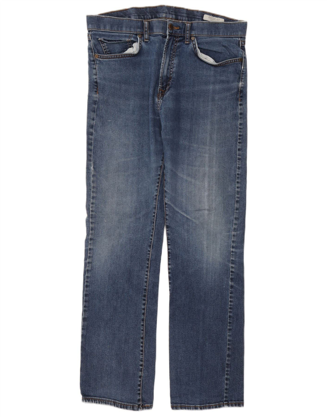 Męskie jeansy Marks & Spencer Regular Straight W36 L33 Niebieskie, bawełniane