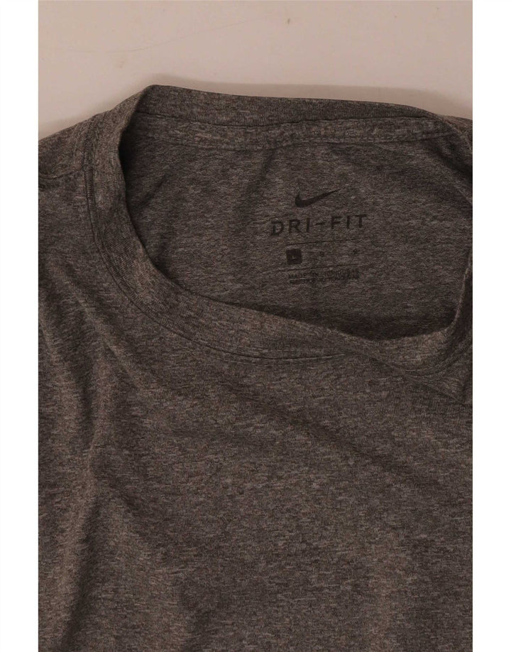 Męski T-shirt Nike Dri Fit, duży, szary