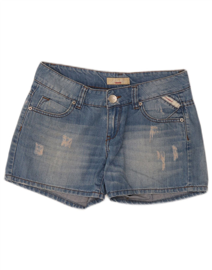 Damskie spodenki jeansowe Carrera W30 w kolorze średniego błękitu