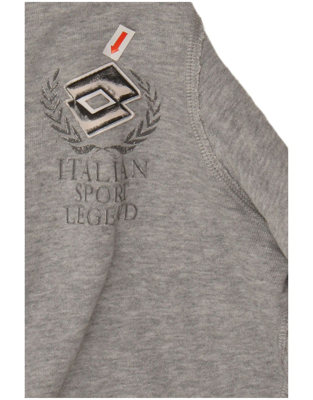 Damska bluza z kapturem i zamkiem błyskawicznym Lotto UK 16, duża, szara