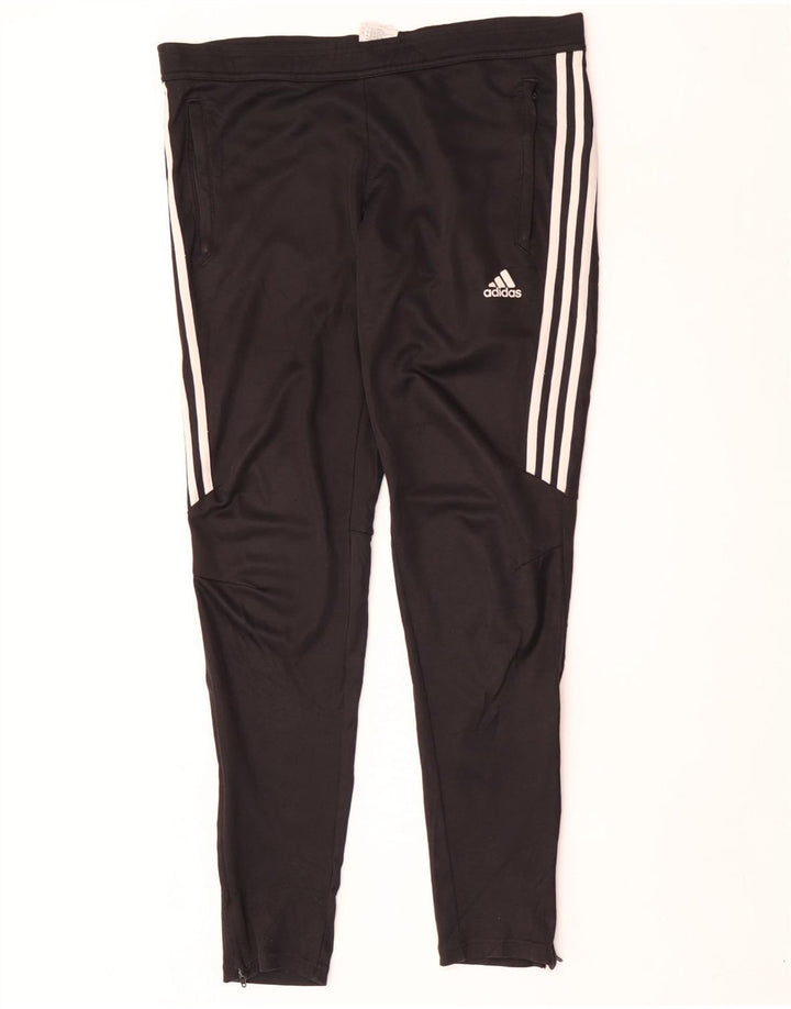 Damskie spodnie dresowe Adidas Climacool UK 12/14 Średni czarny poliester