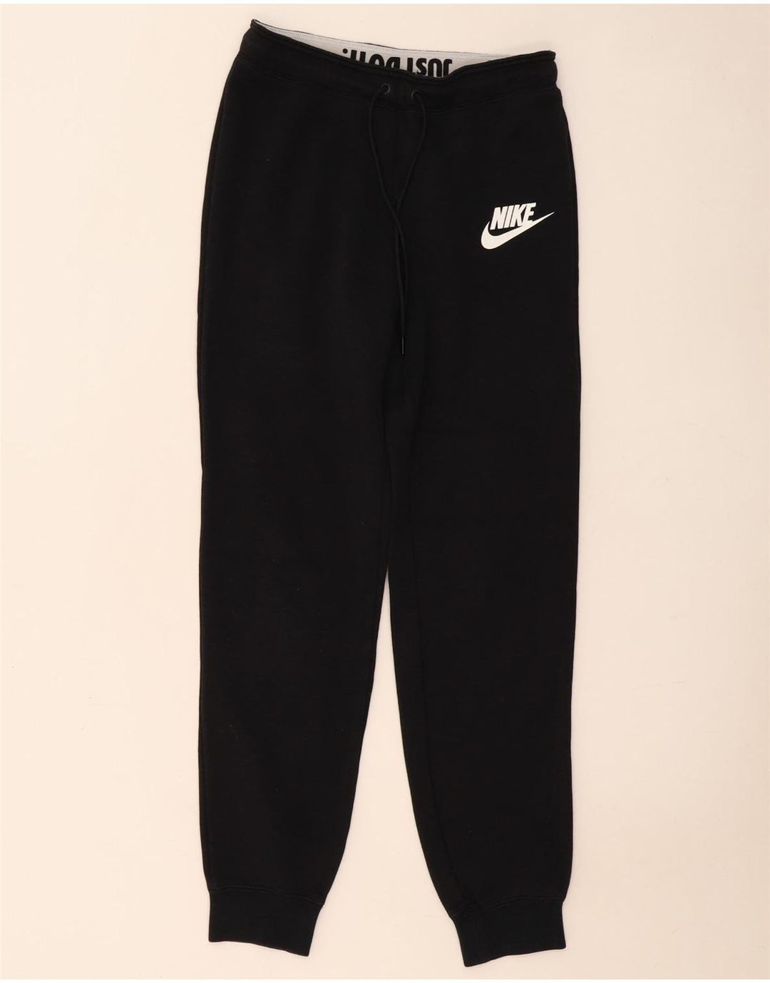 Damskie spodnie dresowe Nike, małe, czarne, bawełniane