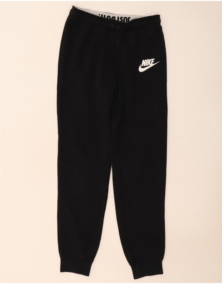 Damskie spodnie dresowe Nike, małe, czarne, bawełniane