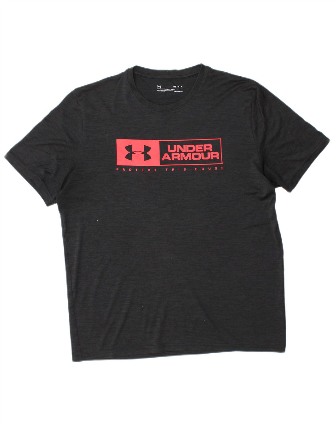 Męski t-shirt z grafiką UNDER ARMOUR Heat Gear, średni czarny