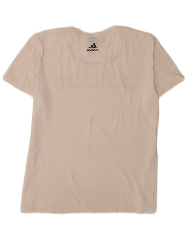 Damska koszulka Adidas Regular Graphic Top UK 12 Medium White