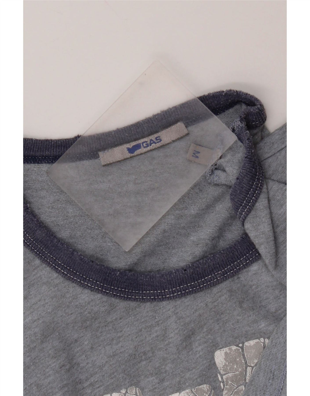 Damska koszulka z grafiką Gas Top UK 14 Medium Grey