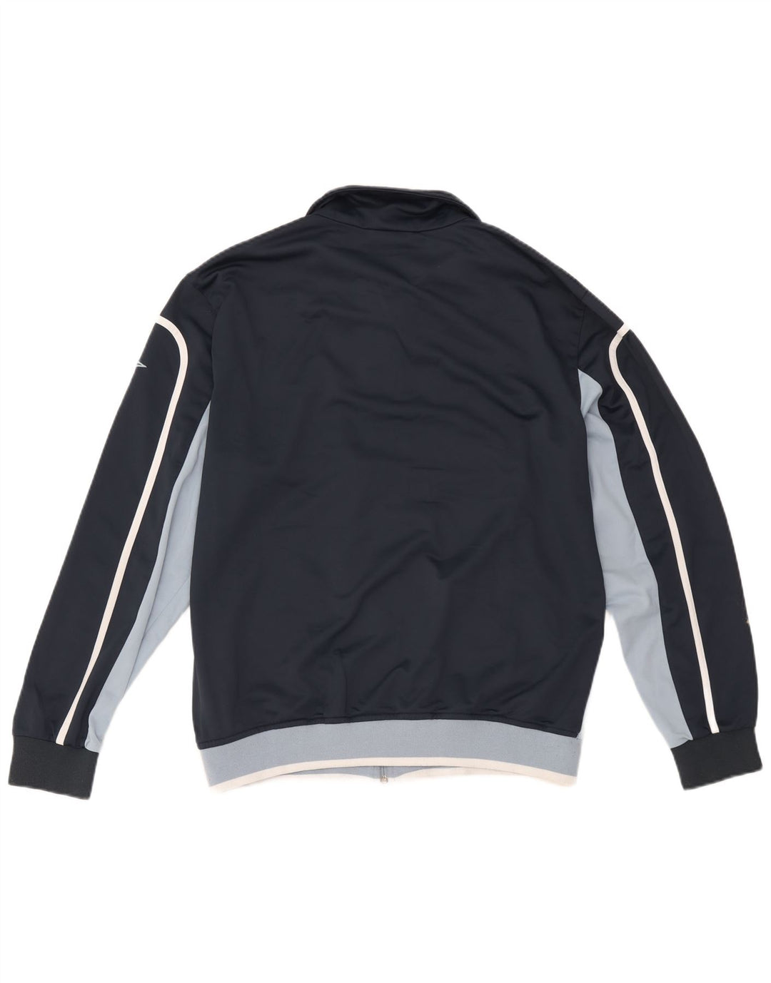 Damska kurtka dresowa Umbro UK 18 XL, granatowa, z blokami kolorów, poliestrowa