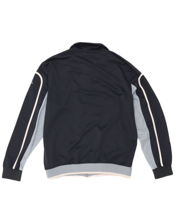 Damska kurtka dresowa Umbro UK 18 XL, granatowa, z blokami kolorów, poliestrowa