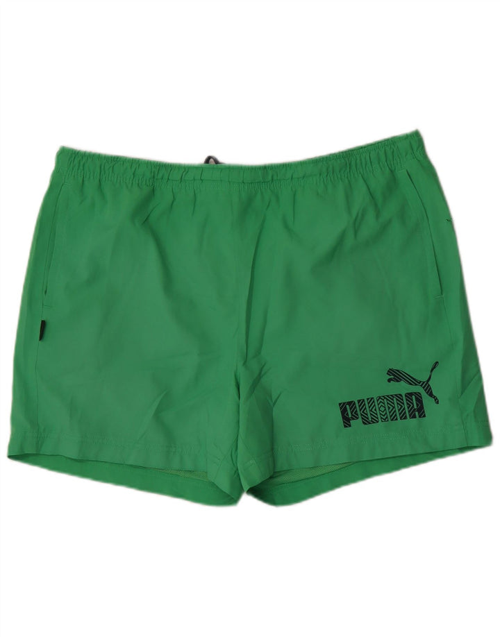 Męskie spodenki kąpielowe Puma Graphic, duże, zielone