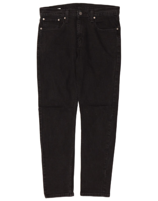 Męskie jeansy LEVI'S 512 Slim Tapered W32 L32 Czarna bawełna
