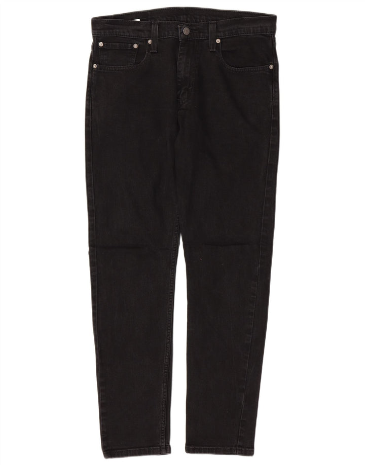 Męskie jeansy LEVI'S 512 Slim Tapered W32 L32 Czarna bawełna