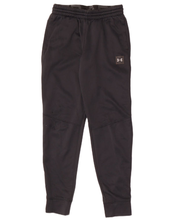 Spodnie dresowe chłopięce Under Armour, joggery, duże, 11-12 lat, czarne
