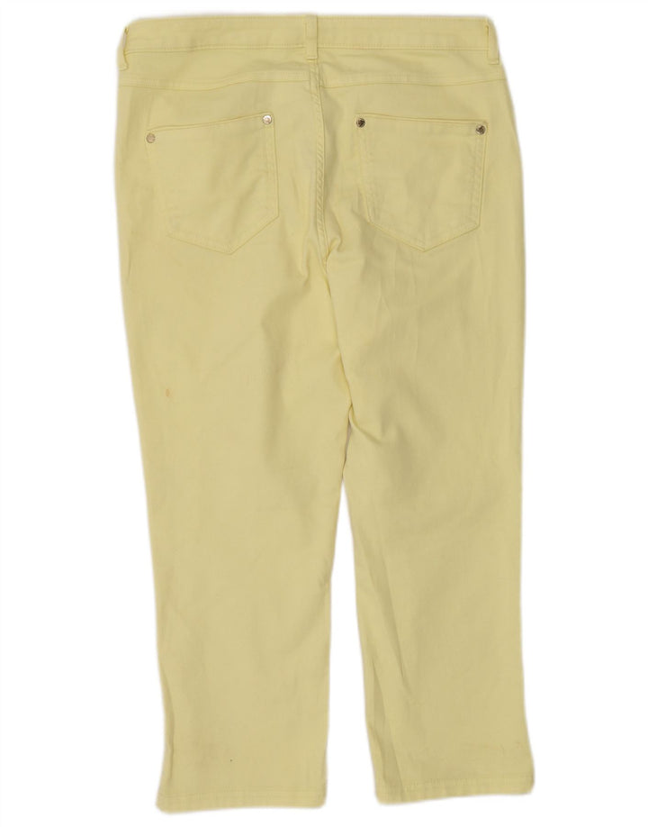 Spodnie Marks & Spencer Damskie Per Una UK 12 Medium W32 L22 Żółte