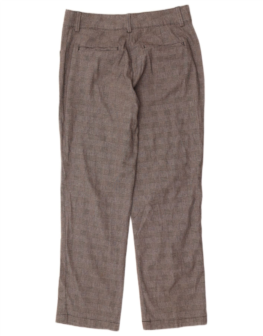 Damskie spodnie LEE o swobodnym kroju US 8 Medium W32 L29 Szara kratka