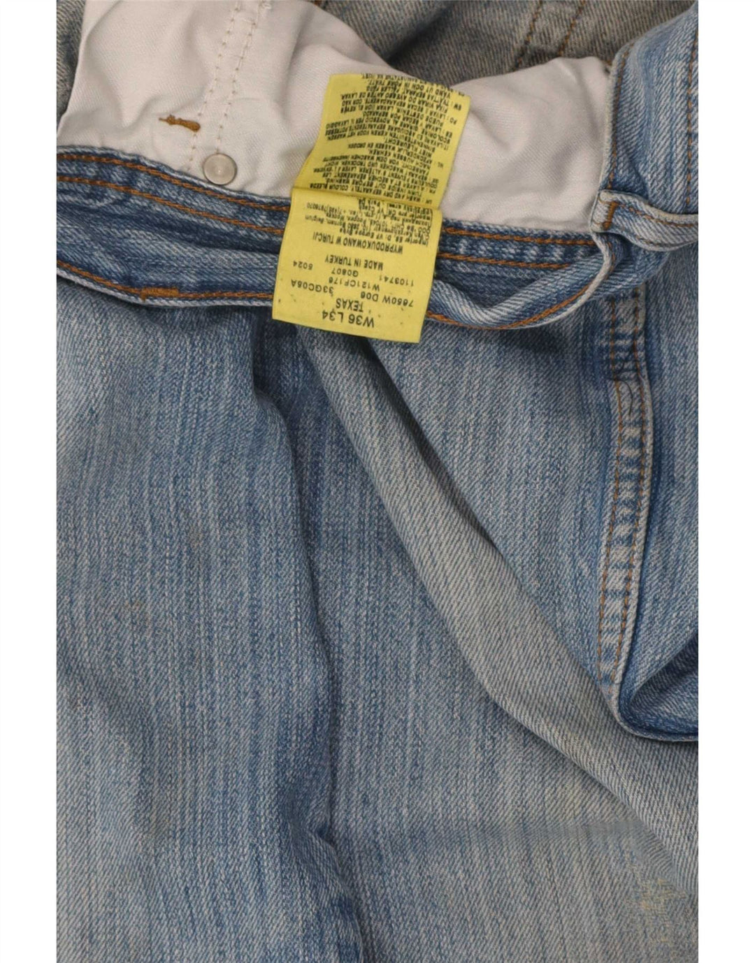 Męskie jeansy Wrangler Texas Straight W36 L34 Niebieskie, bawełniane
