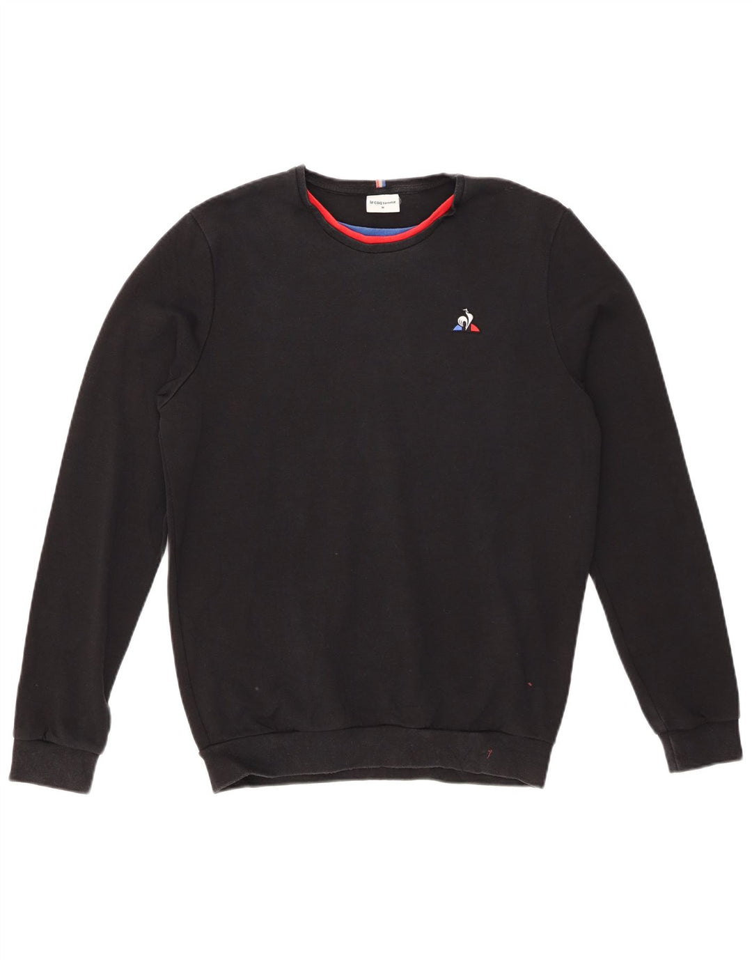 Męski sweter LE COQ SPORTIF Średni czarny, bawełniany