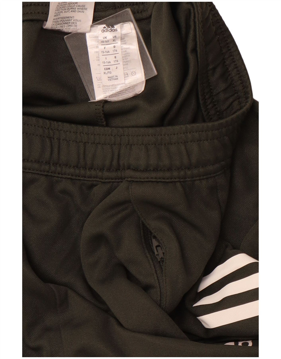 Chłopięce spodnie dresowe ADIDAS Manchester United 15-16 lat Zielone