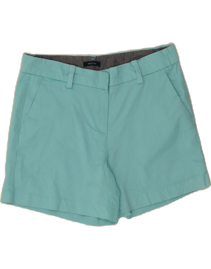 NAUTICA Womens Chino Shorts US 8 Medium W32  Turquoise Cotton Vintage Nautica and Second-Hand Nautica from Messina Hembry 