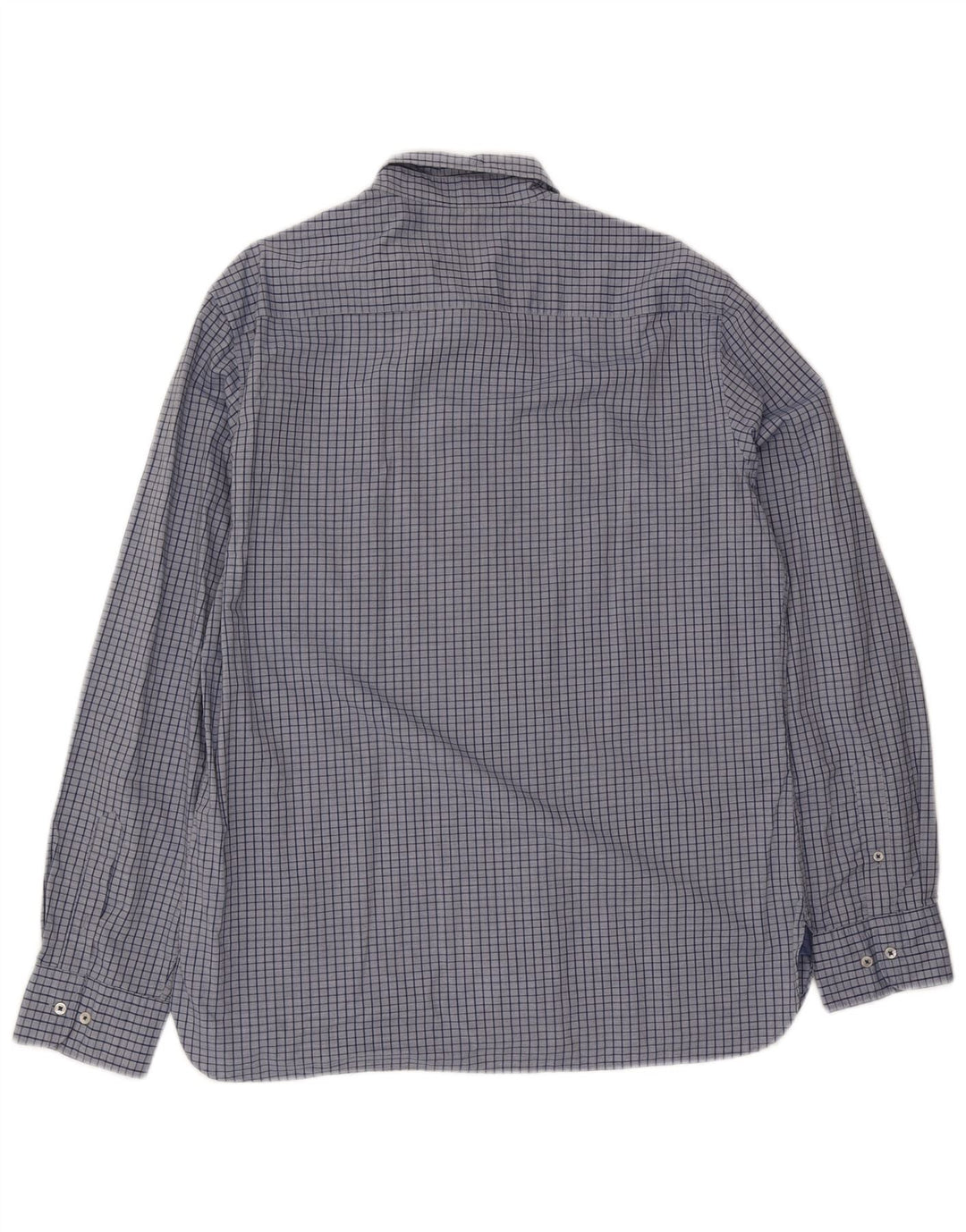 Męska koszula o swobodnym kroju Massimo Dutti XL w niebieską kratkę, bawełniana