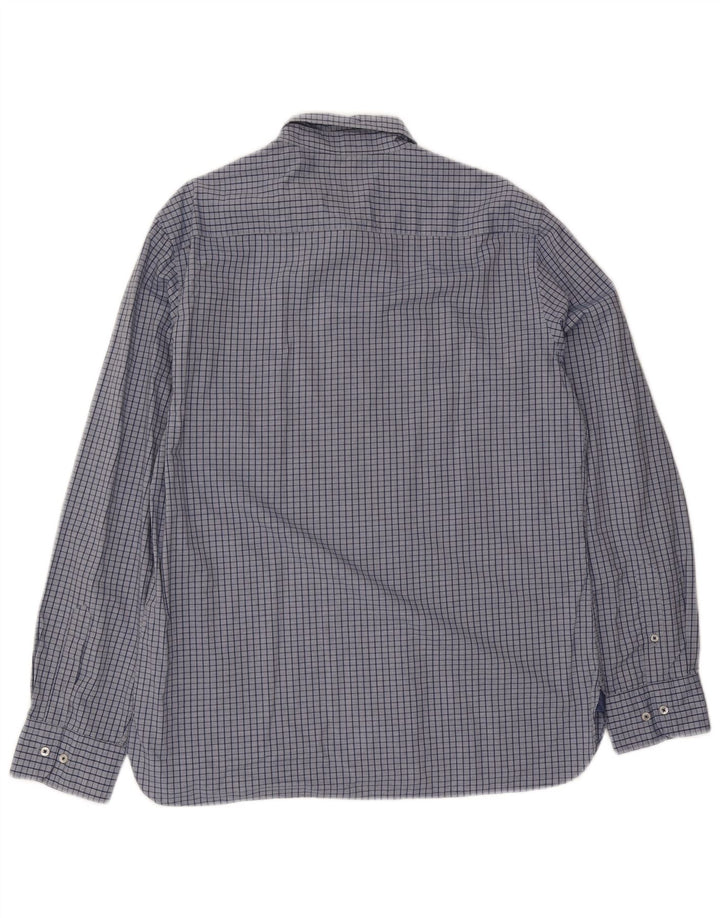 Męska koszula o swobodnym kroju Massimo Dutti XL w niebieską kratkę, bawełniana