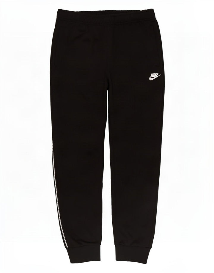 Męskie spodnie dresowe Nike, joggery, średni czarny poliester