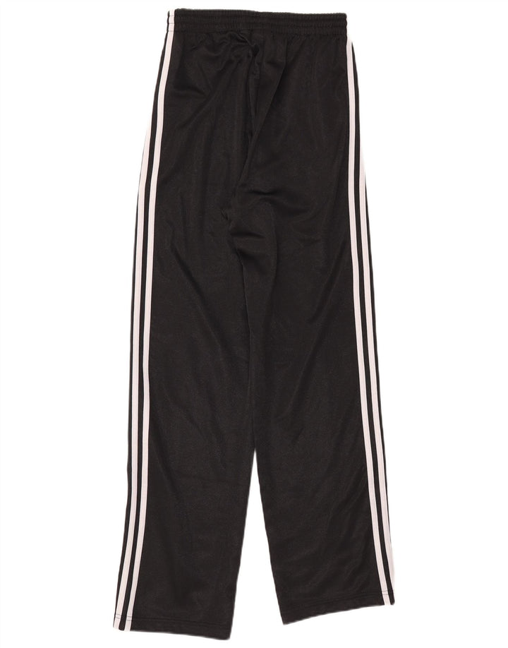 Damskie spodnie dresowe ADIDAS UK 8, małe, czarne, poliestrowe
