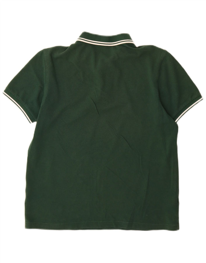 Męska koszulka polo Fred Perry, średnia zielona bawełna
