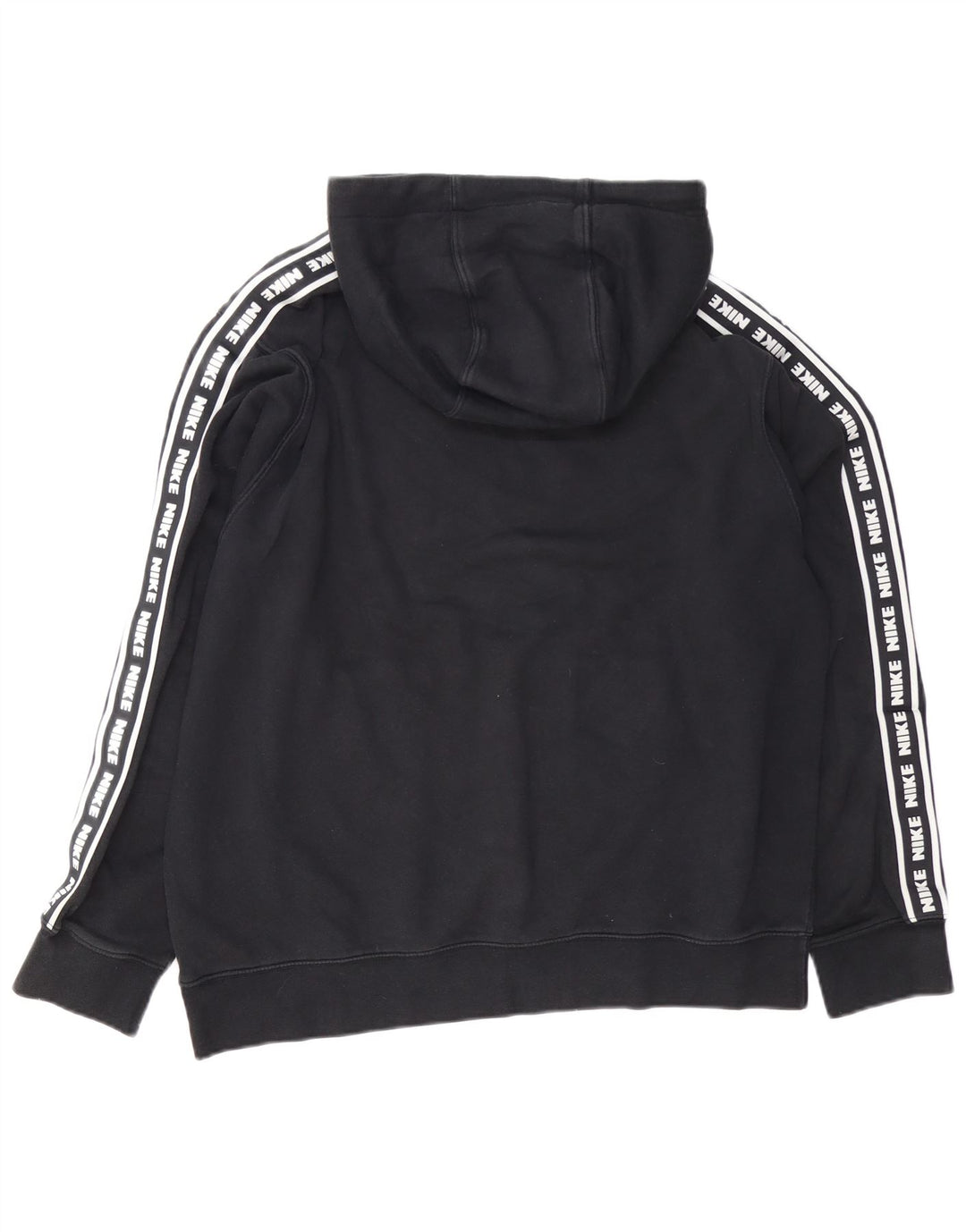 Męski sweter z kapturem NIKE z grafiką, duży, czarny, bawełniany