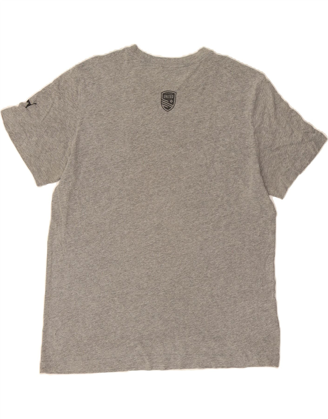 PUMA Mens Graphic T-Shirt Top Large Grey Vintage Puma and Second-Hand Puma from Messina Hembry 