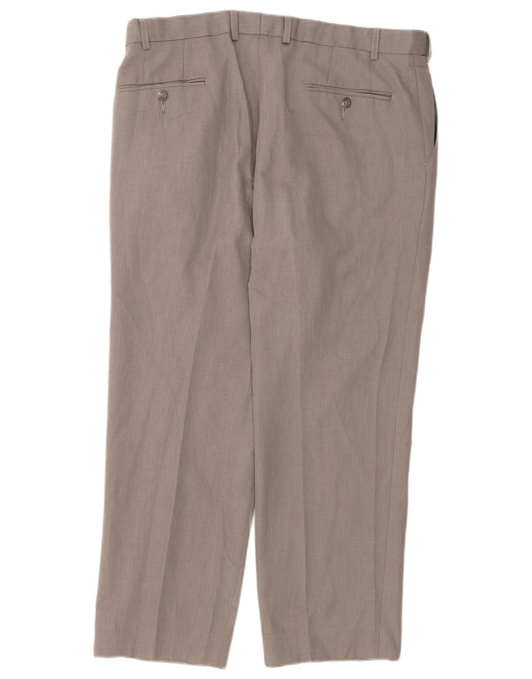 Męskie proste spodnie chino Marks & Spencer W38 L28 Szary poliester