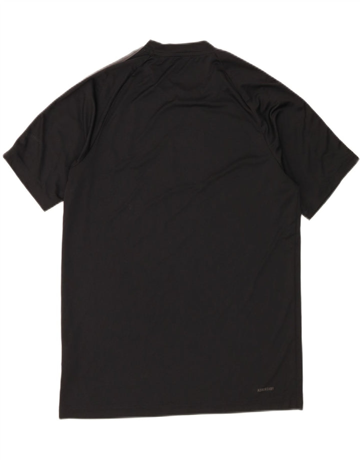 Męska koszulka Adidas Aeroready Top, średni czarny poliester