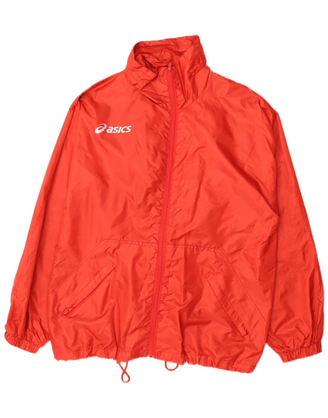 Męska kurtka przeciwdeszczowa ASICS UK 36, mała, czerwona, poliester