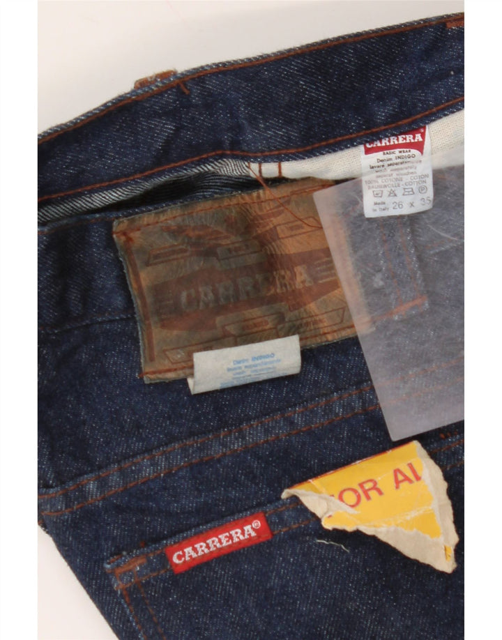 Damskie proste dżinsy CARRERA W26 L35 Granatowa bawełna