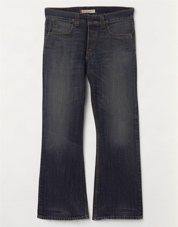 Męskie jeansy Levi's 512 Bootcut W34 L32 Niebieska bawełna
