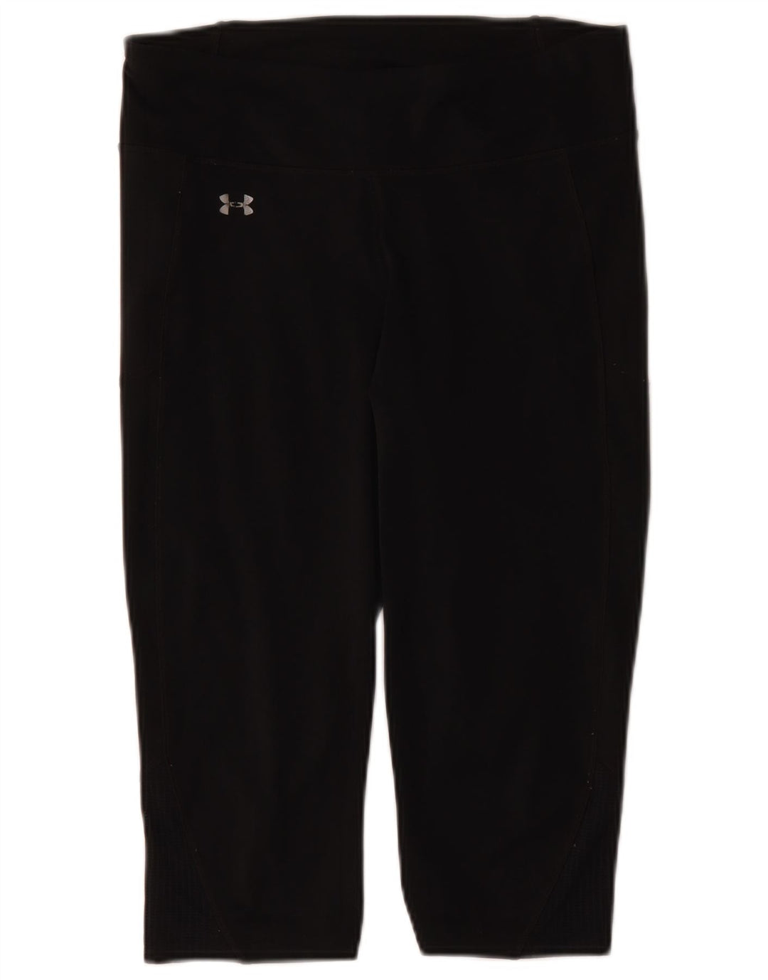 Damskie legginsy Capri Under Armour Graphic UK 14, duże, czarne, poliestrowe