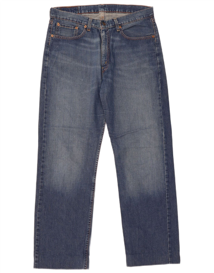 Męskie jeansy Levi's 751 Straight W34 L30 Niebieskie bawełniane