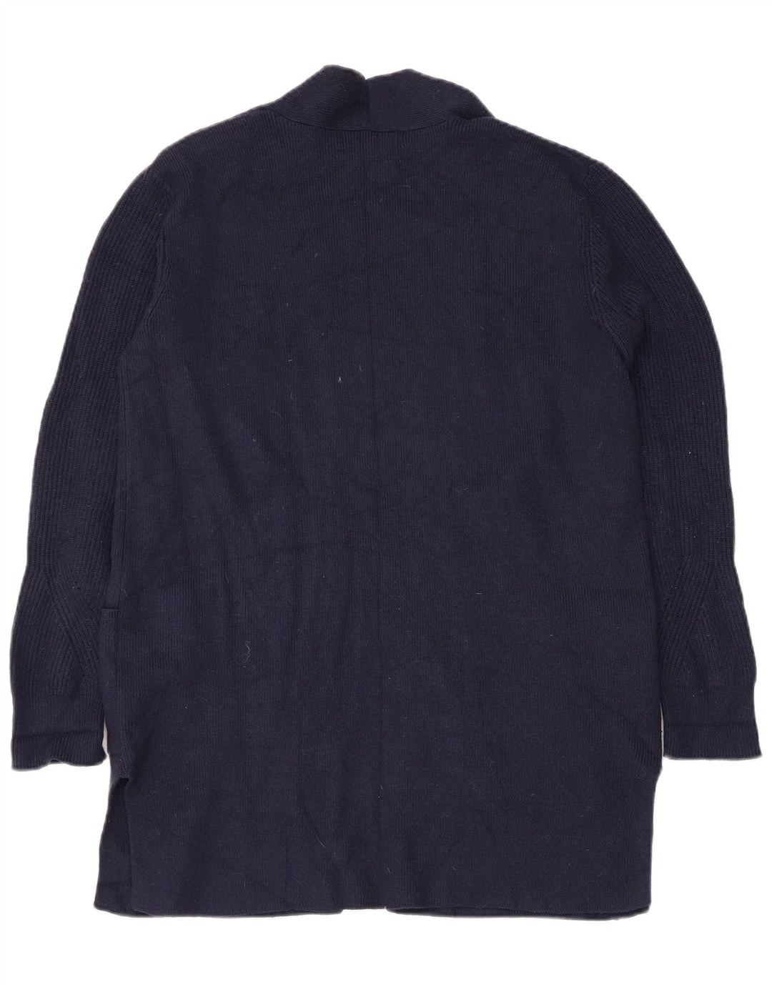Marks & Spencer Damski sweter o przedłużonym fasonie, UK 12, średni granatowy