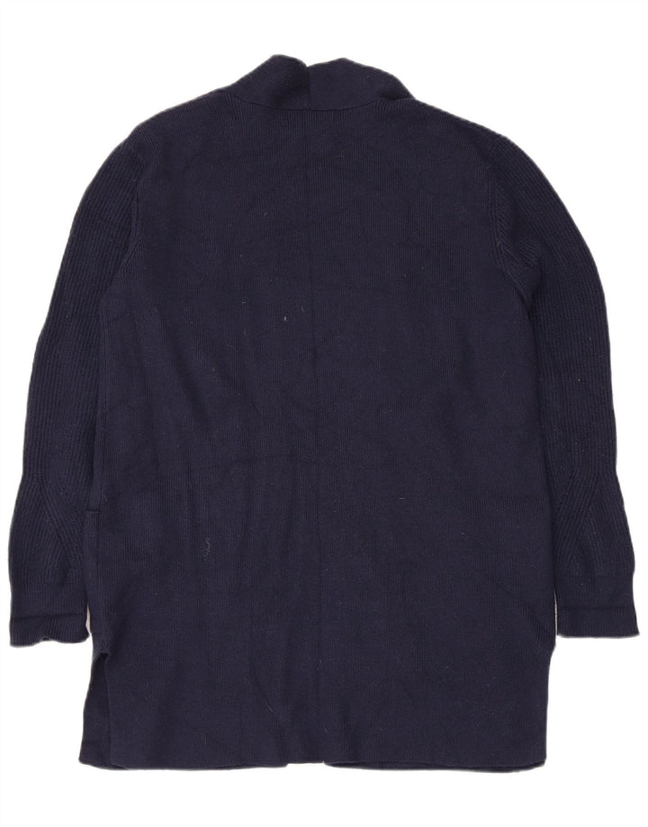 Marks & Spencer Damski sweter o przedłużonym fasonie, UK 12, średni granatowy